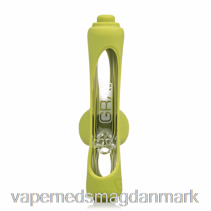 Vape Med Smag Grav Mini Damprulle Med Silikoneskind Avocadogrøn